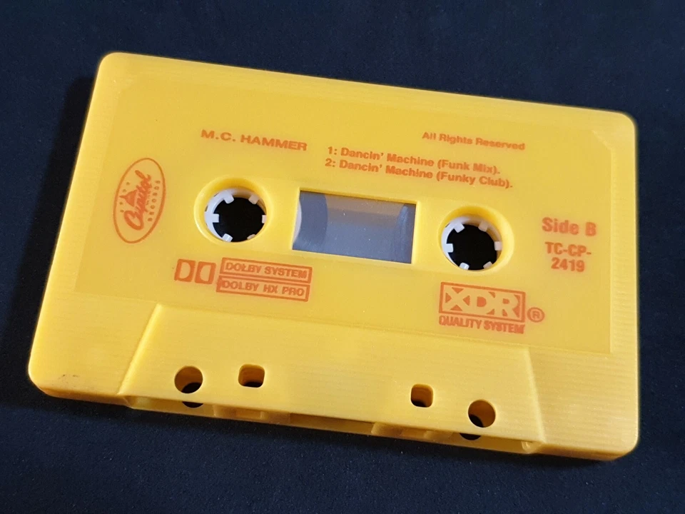 MC HAMMER - 'U Can't Touch This' Cassette Tape Single 1990 - Image 3 of 4