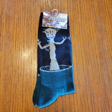 Marvel Guardians of the Galaxy I Am Groot Socks Size 6-12 NWT