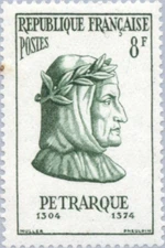 France #YT1082 MNH 1956 Petrarque 1304-1374 [811 Mi1110]