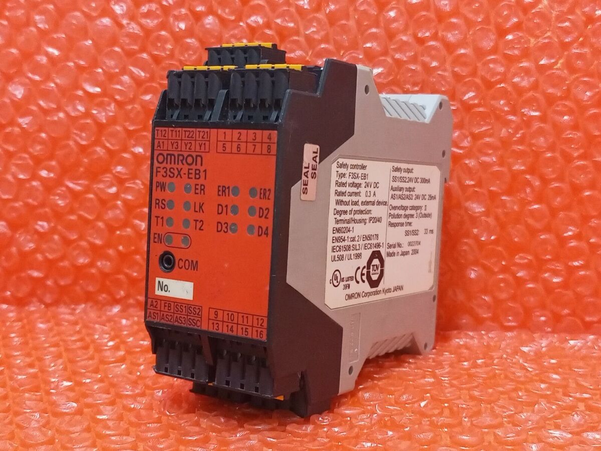 Omron F3SX-EB1 Safety Controller DC 24V 0.3A Software V Omron F3SX-EB1 Safety Controller DC 24V 0.3A Software V
