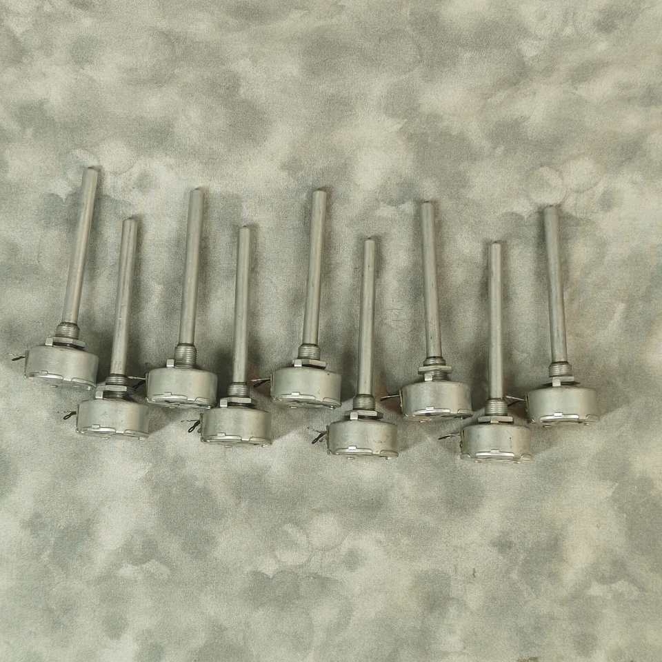 Vtg Centralab WW-030 3Ω Potentiometer Lot (9) 5W Wirewound Long Shaft NOS 🎛️ - Image 3 of 4