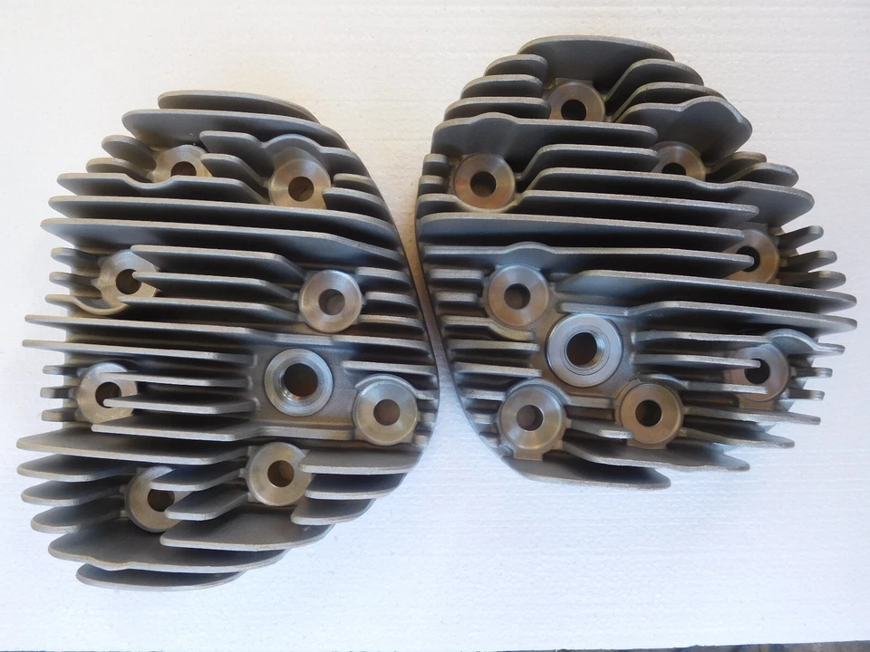 Harley Piezas NUEVO Juego de Cabezales de Aluminio Estilo WLDR Junta Ancha TODOS 45 Cabeza Plana WL, G Foto 4 de 4