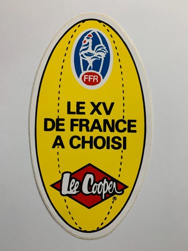 Sticker FFR - XV De France A Choisi Lee Cooper - Rugby