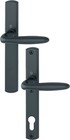 Hoppe Verona Brass Handle Set Brass in Matte Black M151/216N