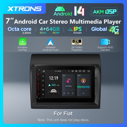 7" Android 14 Autoradio 4G+64GB Gyroskop CarPlay für Fiat Ducato CITROEN JUMPER - Bild 12 von 20
