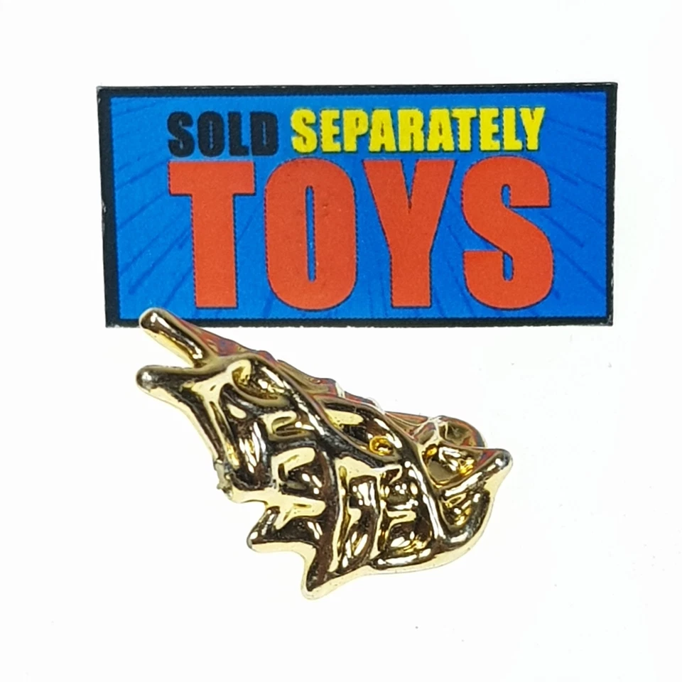 Vtg Skeleton Warriors Aracula WRIST GAUNTLET original gold weapon accessory part - Image 4 of 4