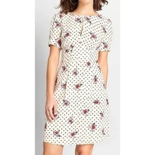 ModCloth Keyhole High Tea Dress Size 8