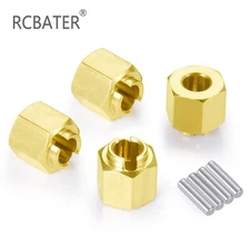 4/5/6/7mm Brass Wheel Hex Hub Extenders for 1/18 Traxxas TRX4-M RC Crawler Car
