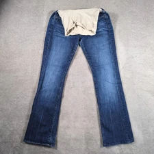 7 For All Mankind A Pea In The Pod Maternity Jeans Womens 30 Blue Denim Bootcut