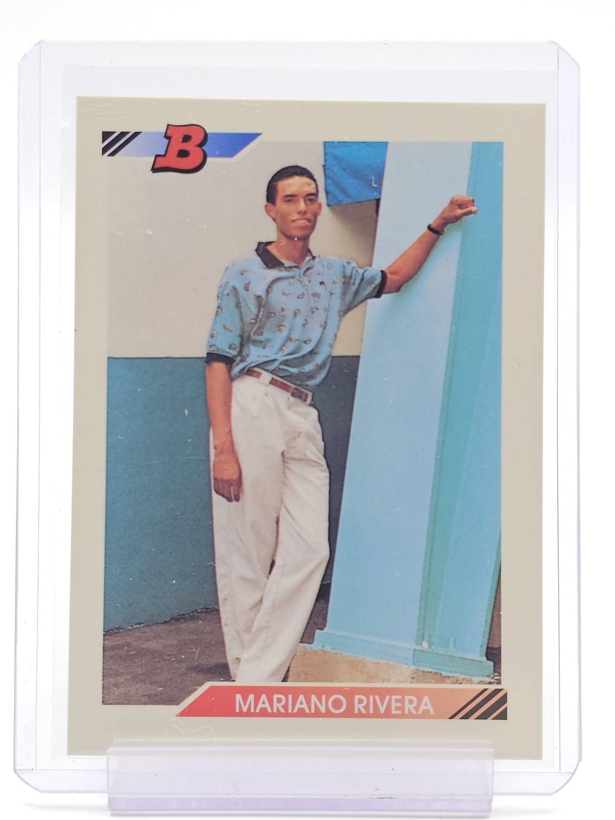 1992 BOWMAN MARIANO RIVERA ROOKIE #302 NEW YORK YANKEES Q5916