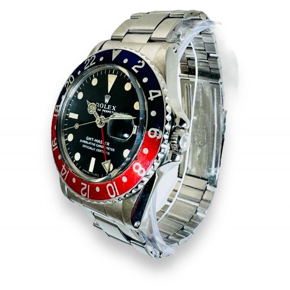 Rolex GMT-Master 1675 MK1 quadrante lungo E 1971 "Pepsi" - Immagine 4 di 4