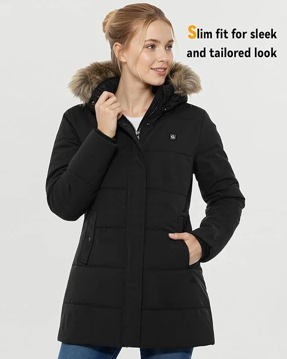 Genovega Graphene Women's (L) Heated Jacket 12V Fast Charge 18400mAh *NEW* image 2