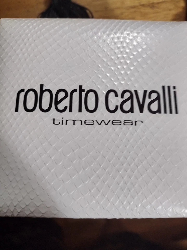Roberto Cavalli Tomahawk Mens Chronograph Watch, White Rose Gold, Silver Steel - Image 3 of 4