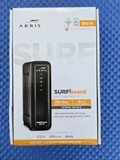 NEW ARRIS Surfboard 16x4 Cable Modem / AC1600 Dual-Band Wifi Router. NEW