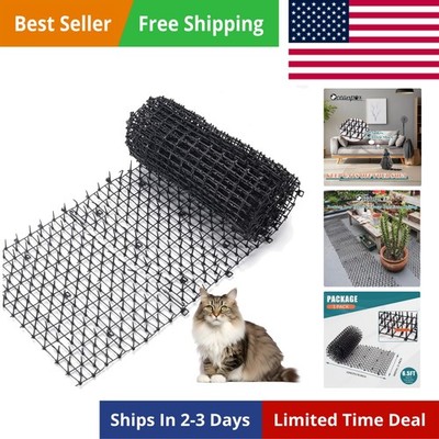 6.5ft Cat Scat Mat with Soft Spikes, Humane Indoor/Outdoor Cat Deterrent Mat ...