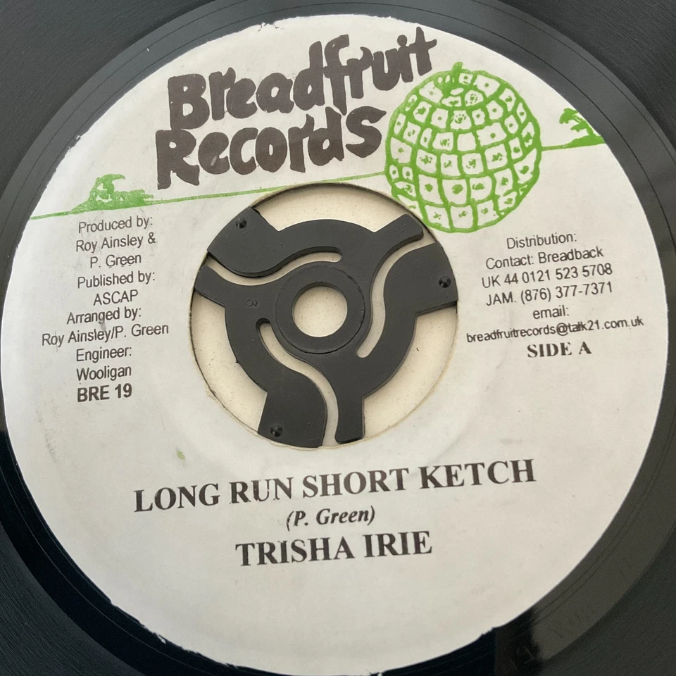 Trisha Irie - Long Run Short Ketch / Bread Back 7" Vinyl Single VG+ Reggae BRE19 - Image 3 of 4