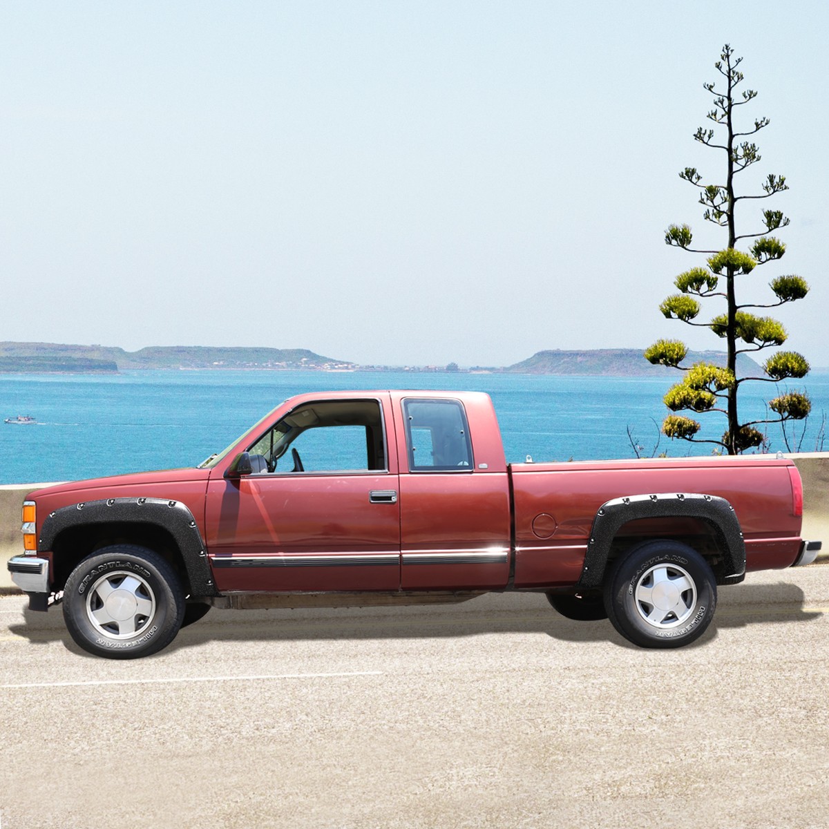 for 88-98 Chevy GMC C/k 1500 Rugged Textured Pocket Style for 88-98 Chevy GMC C/k 1500 Rugged Textured Pocket Style