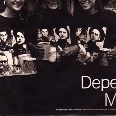 Depeche Mode Everything Counts (Live) / Nothing (Live) Vinyl Single 7inch