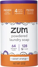 Zum Powdered Laundry Soap by Indigo Wild - Plant-Based Laundry Soap with Baking 