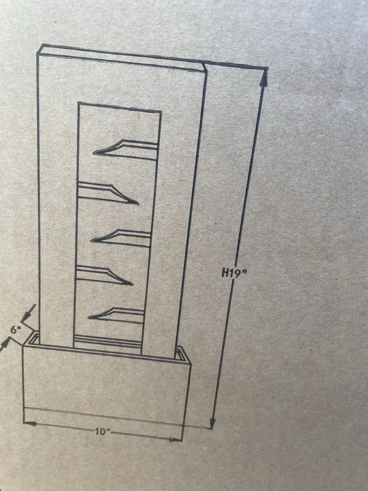 New kenroy home  indoor table water fountain 51008 SLCOP - Image 3 of 4