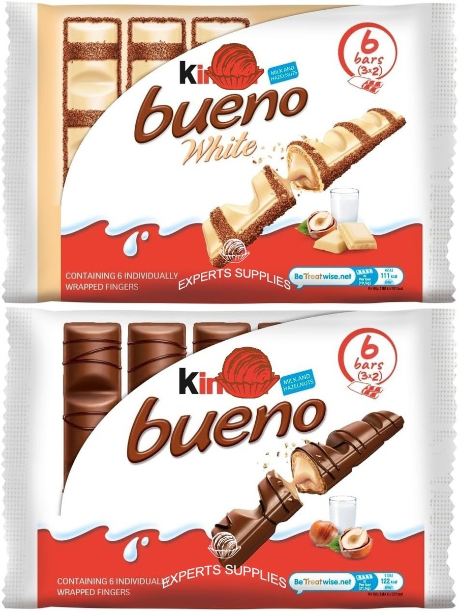 Ferror Kinder Bueno Milk & White Chocolate Hazelnut Wafer