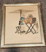 ENGRAVING BY J. DADLEY 1799 PLATE 10 FROM THE COSTUME OF CHINA, FRAME 14" X 12"