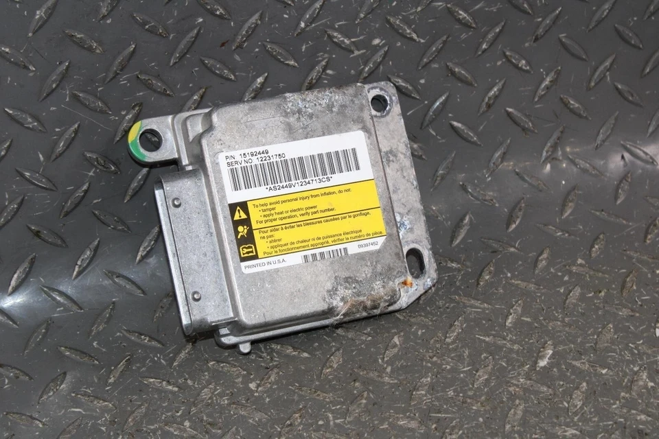 03-04 H2 Electronic Crash SRS Safety Bag Inflator Control Module OE WTY OE WTY Foto 2 de 4