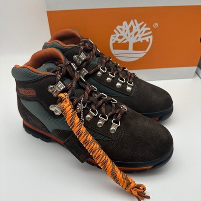 Timberland x AE Euro Hiker Boot Mid Lace Up Suede Leather Hiking Field Mens US 9