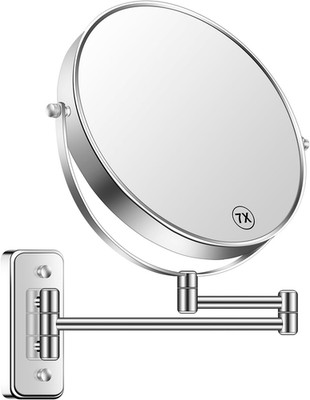 9  Large Wall Mounted Makeup Mirror 1X/7X Double-Side Bathroom Magnifying Mirror