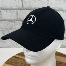 Mercedes-Benz New Era 9Twenty Embroidered Logo Black Canvas Cotton Strapback Hat