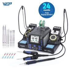 WEP Soldering & Rework Stations With Precision Electric Tweezer, 110V-240V US