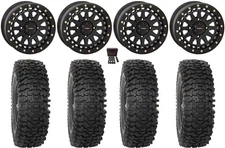 System 3 SB-6 15" Wheels Bk (4+3) 33" RC500S Sticky Tires Commander Maverick