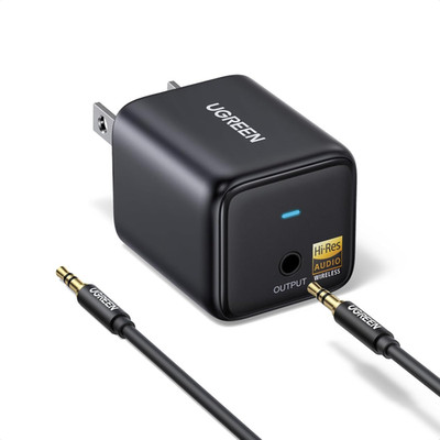 Bluetooth 6.0 LDAC Audio Adapter for TV Home Speakers, High-Resolution Wireless 