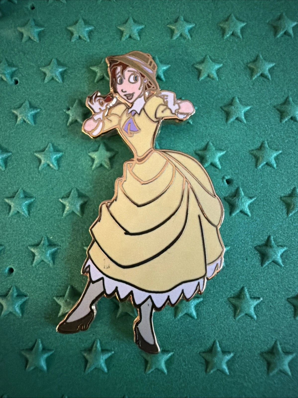 Disney Trading Pin Jane Tarzan Series Yellow Dress Free Shipping