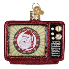 Old World Christmas Blown Glass Christmas Ornament, 24hr Christmas Channel