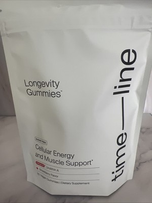 Time Line Longevity Gummies, Cellular Energy & Muscle Support, Strawberry, 60
