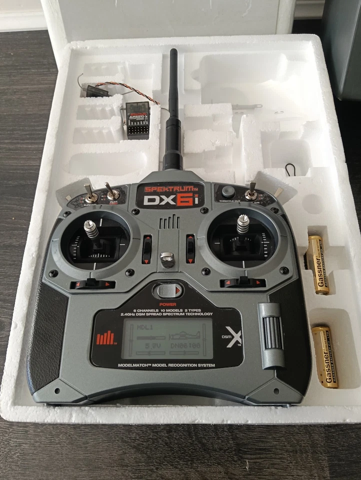 SPEKTRUM DX6 DX6i controller transmitter RC RADIO plane helicopter set DSMX DSM2 - Image 2 of 4
