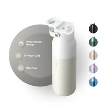 Bottle Swig Top 34oz - Insulated Stainless Steel Water Bottle With Built-In S...