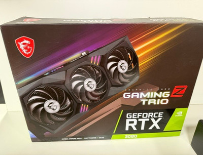 MSI GeForce RTX 3080 GAMING Z TRIO 10G 10GB GDDR6X NON-LHR   TESTED   BOX