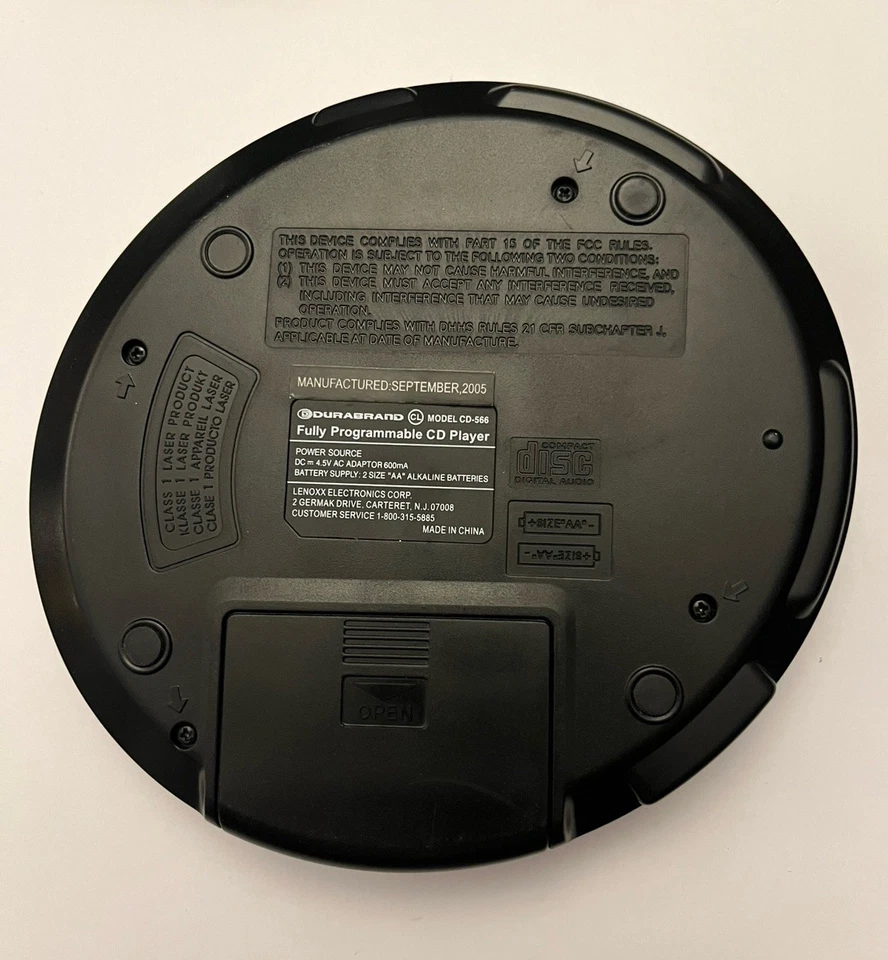 Lote de 3 reproductores de CD portátiles - Para piezas o reparación - Insignia Durabrand Foto 3 de 4