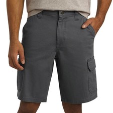 Wrangler Men's Cargo Short - GRAY Waist Size: 30-42 FAST SHIPPING