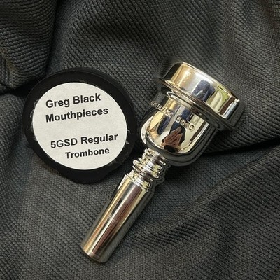 Greg Black 5GSD Large Bore Trombone Mouthpiece Rare Professional