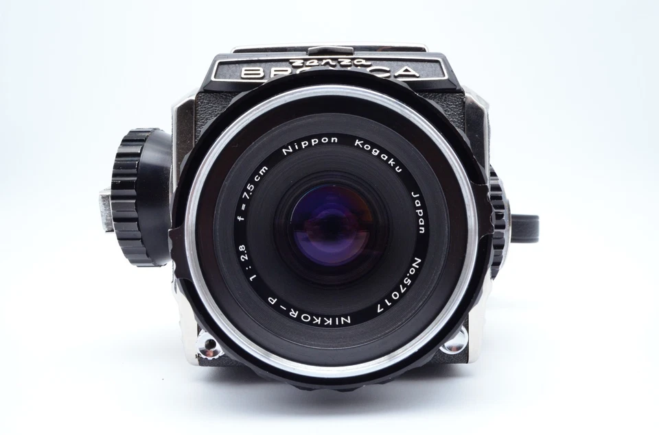 [Near Mint] Zenza Bronica Model C Medium Format 6x6 SLR + NIKKOR 50mm f/2.8 Lens - Image 3 of 4