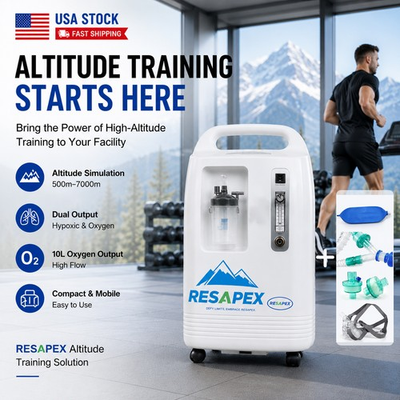 #ad Resapex Altitude Training System Machine Altitude Generator Set Athelete Mask $995.99