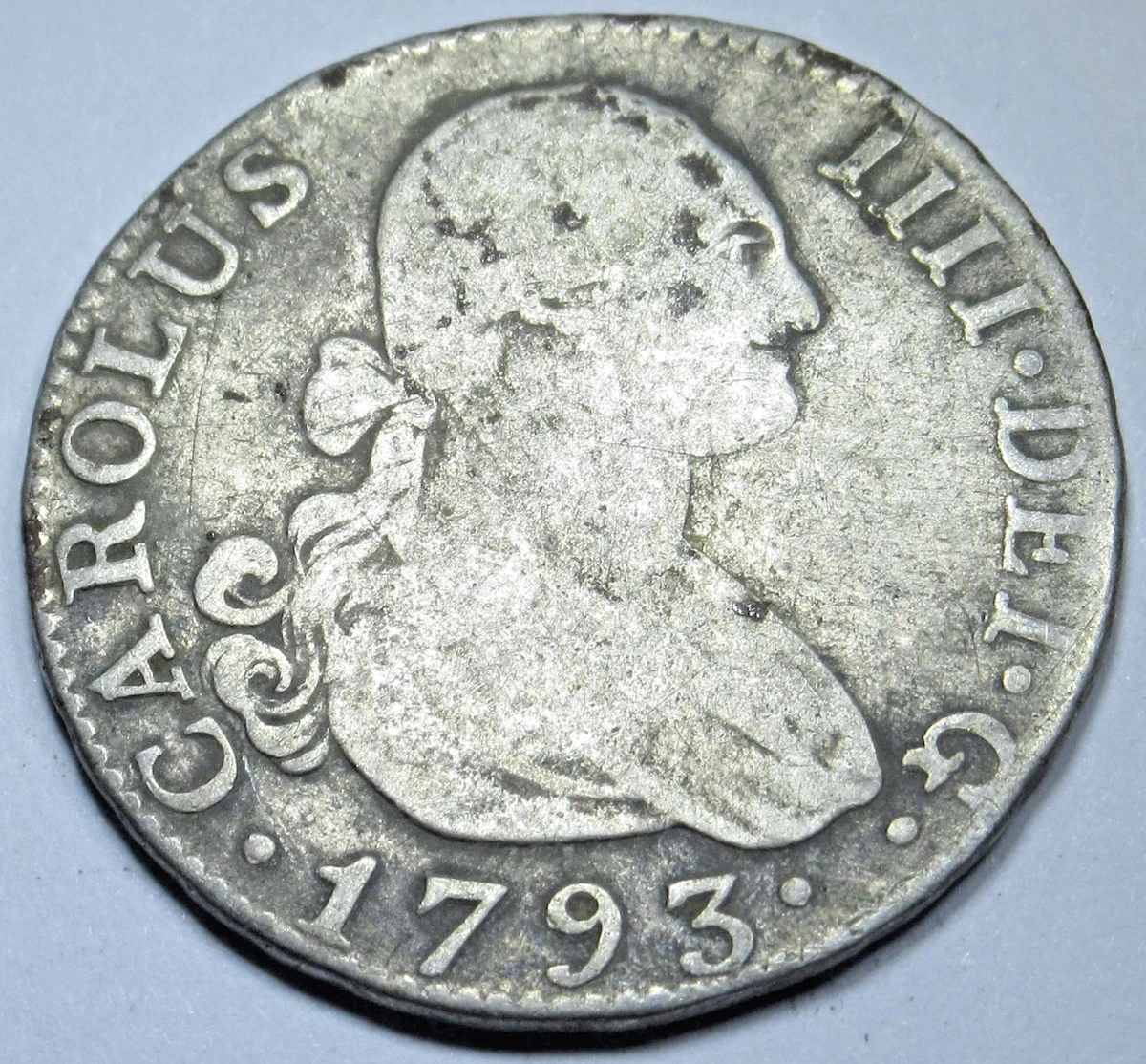 1793 年西班牙硬币| eBay