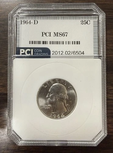 1964-D Washington Quarter 25C Silver Coin