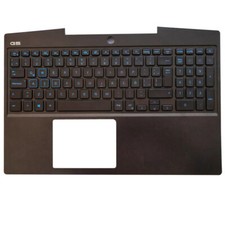 01RPF5 Palmrest LA Keyboard Blue Backlit for DELL G5 5500