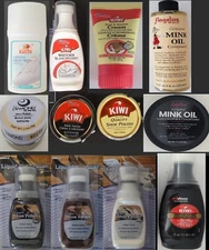 Shoe Polish Black Brown Neutral White Mink Polishes Polishing, Select Type
