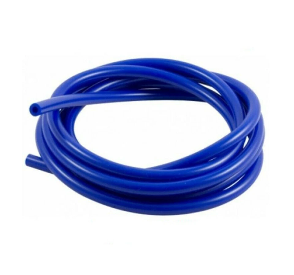 Manguera de vacío de aire de silicona universal azul de 16,4 pies y 3 mm tubo de línea de válvula de alivio Foto 3 de 4