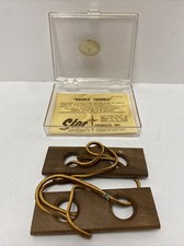 Vintage Double Trouble Puzzle - Star Products - Solid American Walnut